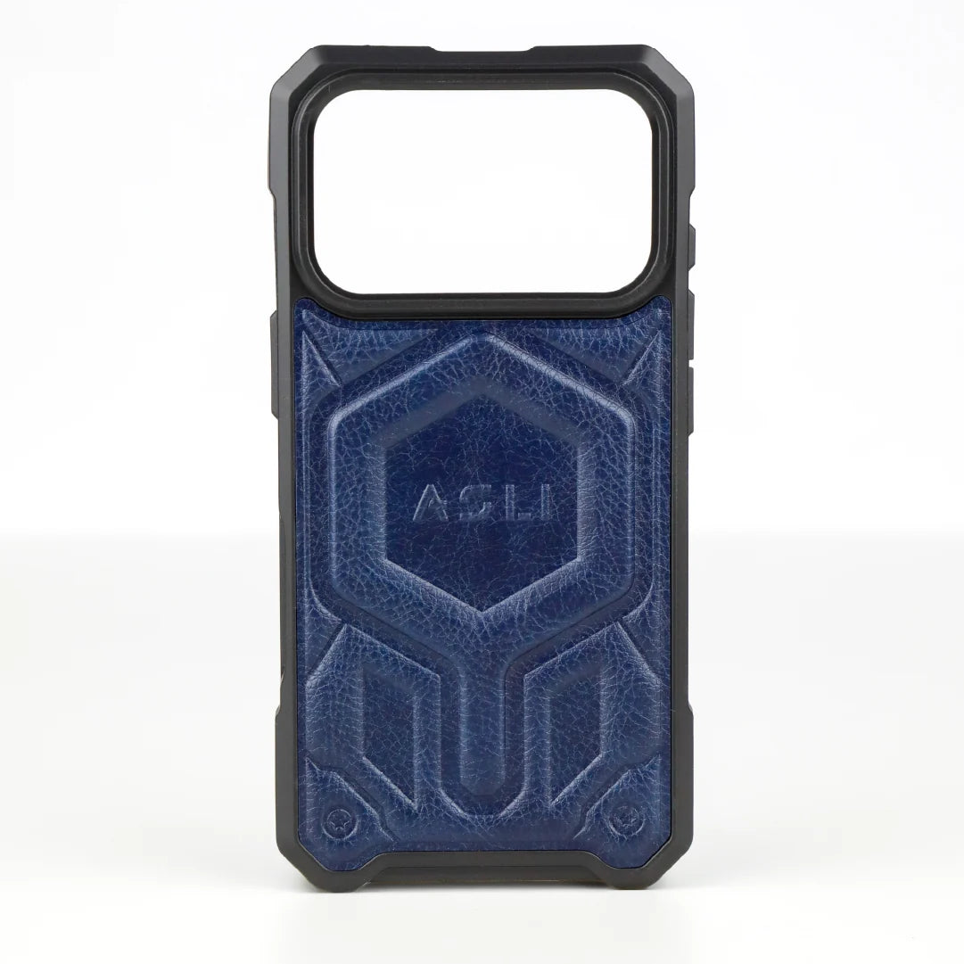 ASLI Leather Hybrid Premium Leather Case With Drop Protection And Heat Dissipation Case For 17 Pro