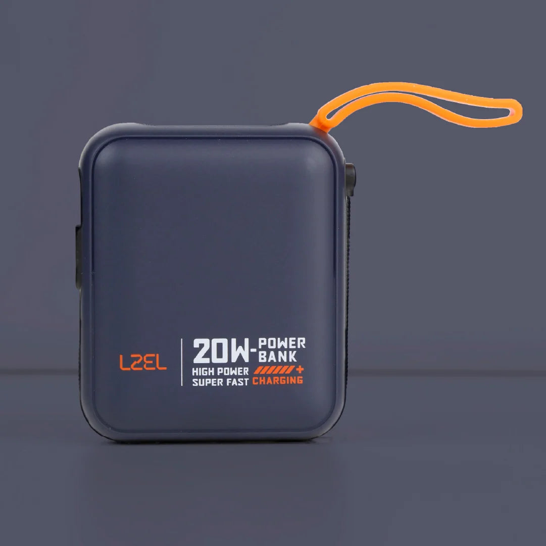 LZEL ZenoFlex Charge Mini 10000mAh PD Power Bank â€“ 20W Output / 18W Input