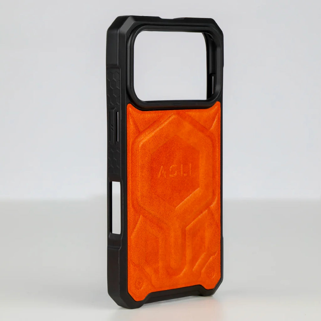 ASLI Leather Hybrid Premium Leather Case With Drop Protection And Heat Dissipation Case For 17 Pro Max