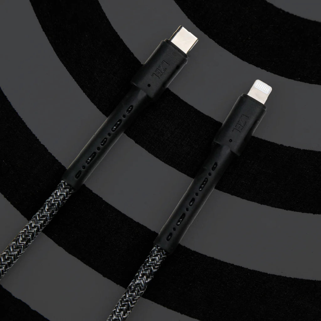 LZEL Celeris Charge CXL Braided USB-C to Lightning Cable, 480Mbps, 60W Max, 2m