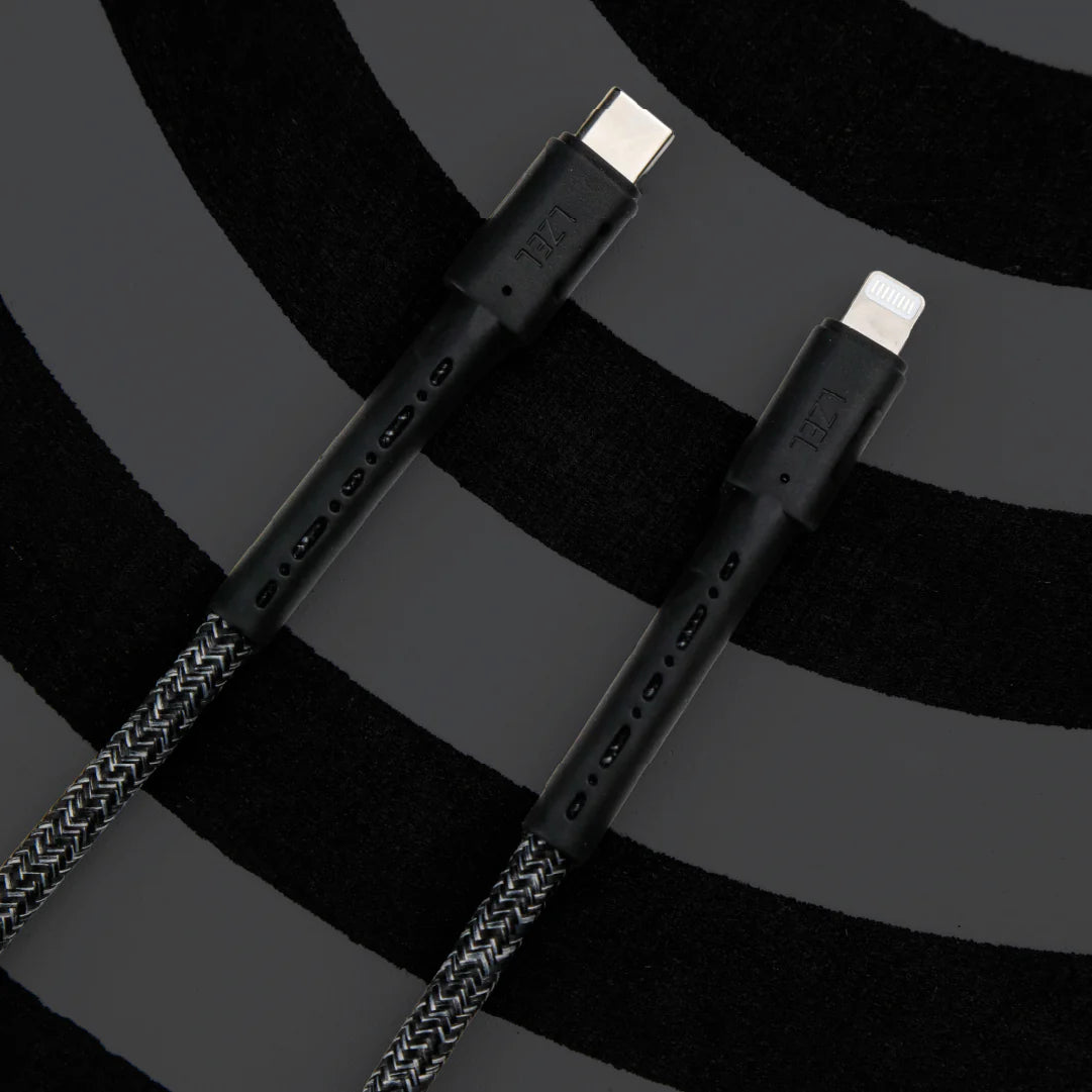 LZEL Celeris Charge CXL Braided USB-C to Lightning Cable, 480Mbps, 60W Max, 2m