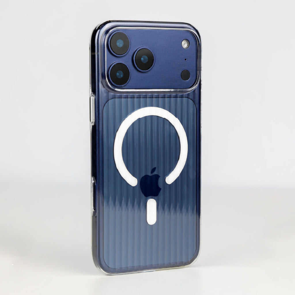 LZEL Magclear Stripe Case for iPhone 17 Pro | Clear
