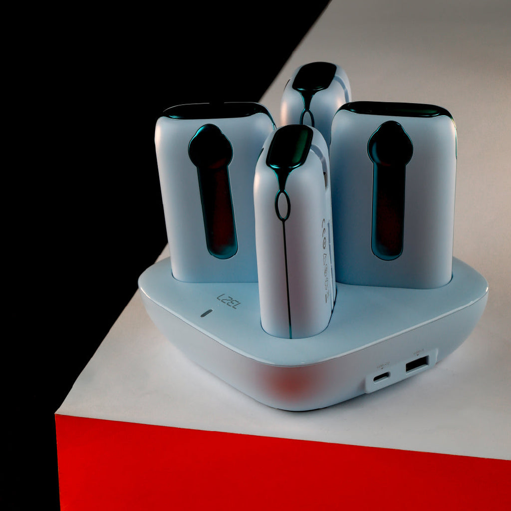 LZEL Quadra Energia X Station 10000mAh Charging Station Built In Cable Lightning And Type-C