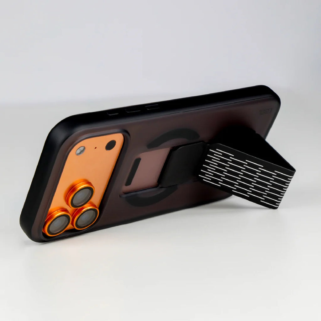 LZEL Mattemag Kickstand Matte Strap Magsafe Case With Enhanced Edge Protection Case For iPhone 17 Pro