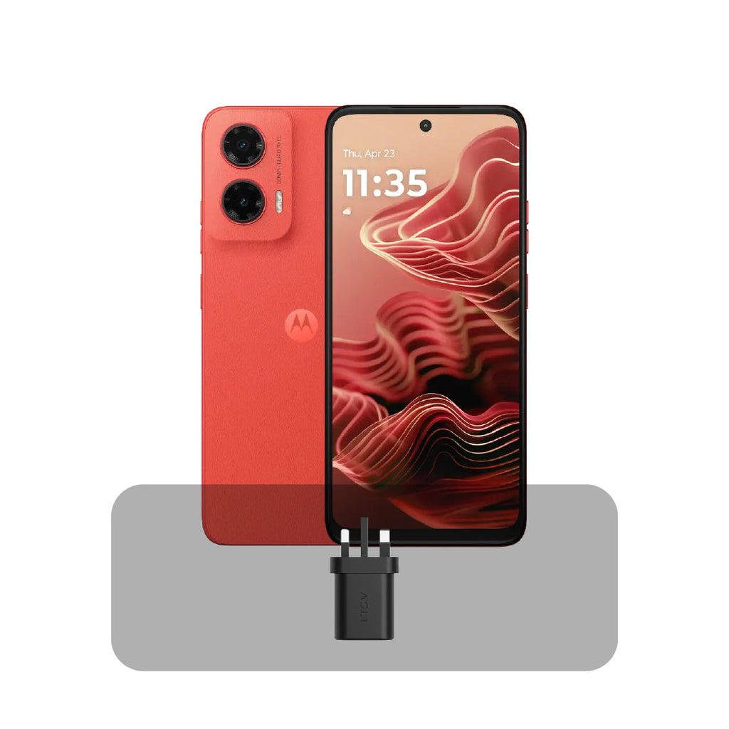 Motorola Moto G35 5G - 128GB - 8GB RAM - 6.72 inch + Bundle Offer | Guava Red