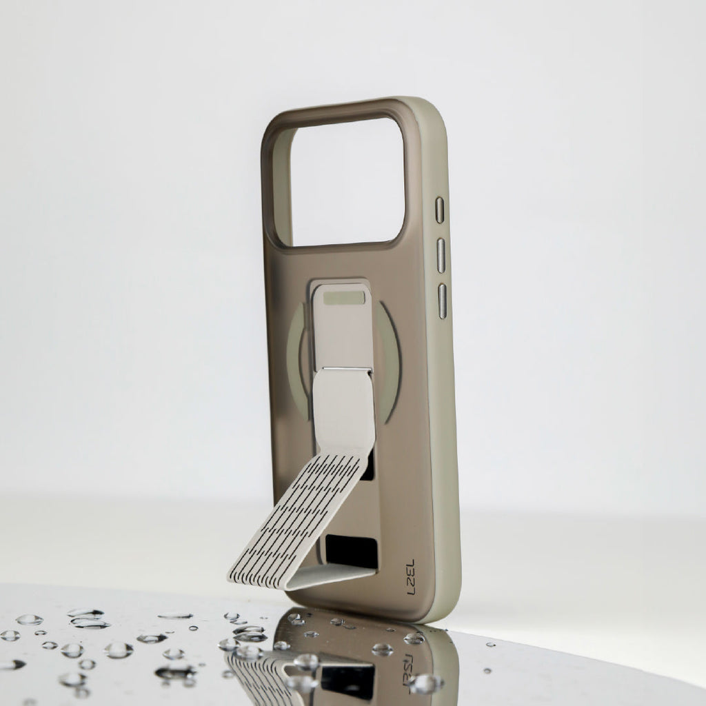LZEL Mattemag Kickstand Matte Strap Magsafe Case With Enhanced Edge Protection Case For iPhone 17 Pro
