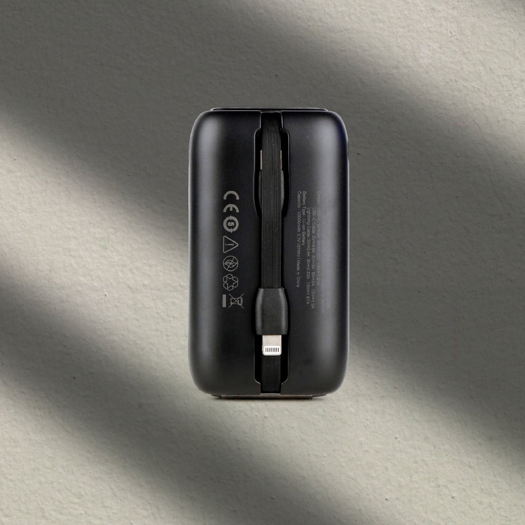 LZEL Quadra Energia X Station 10000mAh Charging Station Built In Cable Lightning And Type-C