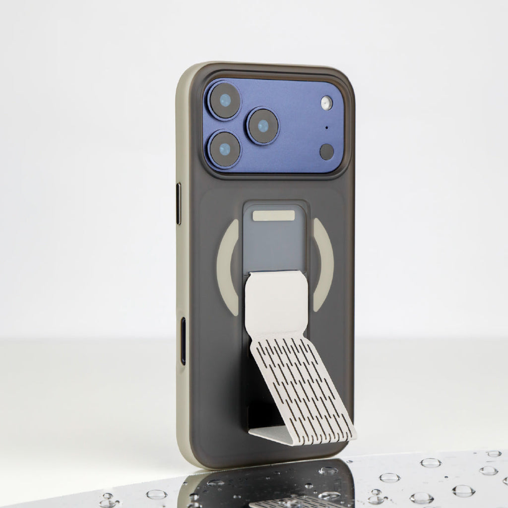 LZEL Mattemag Kickstand Matte Strap Magsafe Case With Enhanced Edge Protection Case For iPhone 17 Pro Max