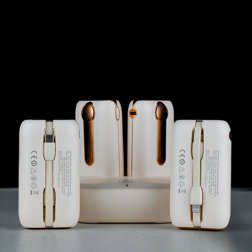 LZEL Quadra Energia X Station 10000mAh Charging Station Built In Cable Lightning And Type-C