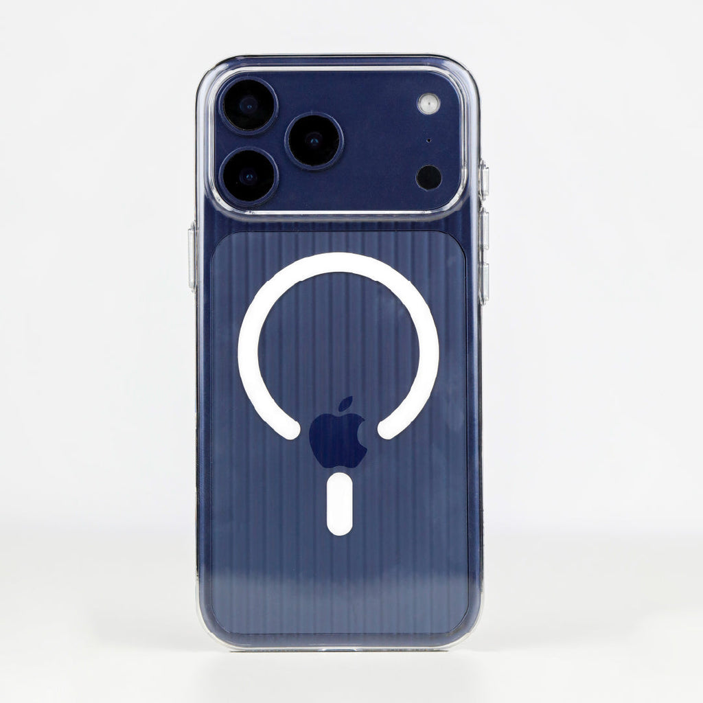 LZEL Magclear Stripe Case for iPhone 17 Pro | Clear