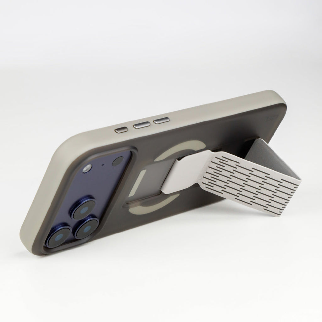 LZEL Mattemag Kickstand Matte Strap Magsafe Case With Enhanced Edge Protection Case For iPhone 17 Pro Max