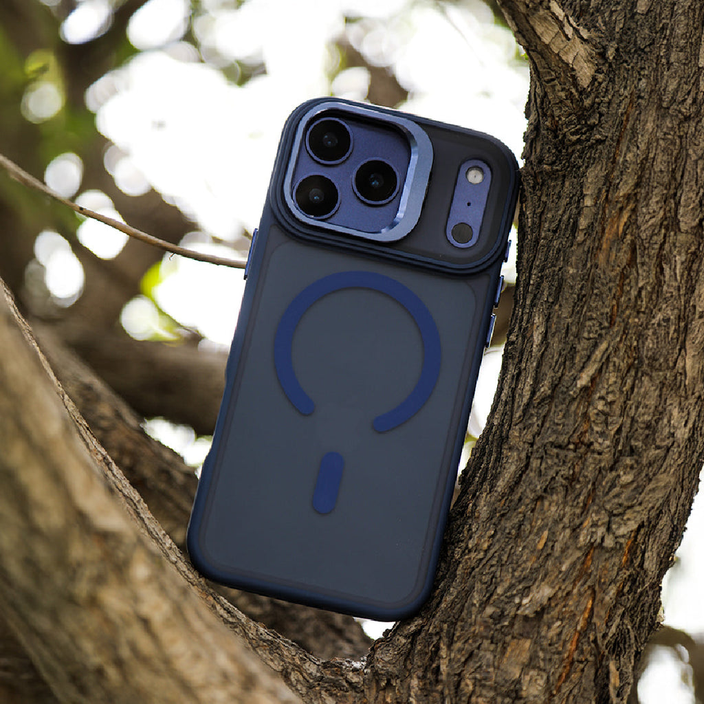 LZEL Magcamstand Soft Oil-coating Case With Adjutable Camera Stand Case For IPhone  17 Pro Max