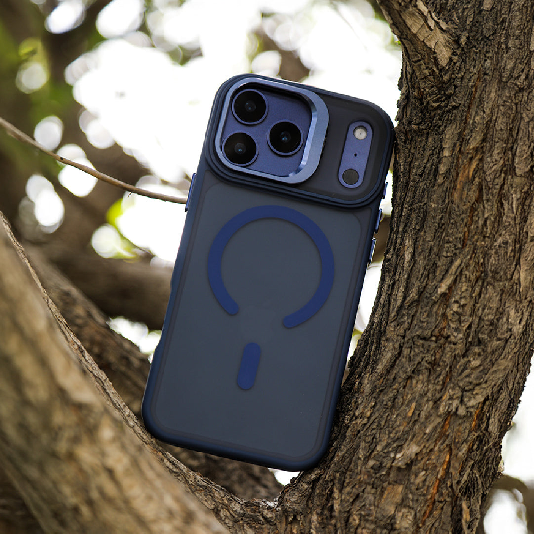 LZEL Magcamstand Soft Oil-coating Case With Adjutable Camera Stand Case For IPhone  17 Pro Max