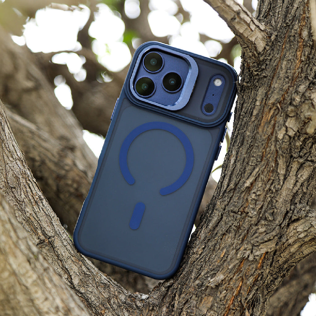 LZEL Magcamstand Soft Oil-coating Case With Adjutable Camera Stand Case For IPhone  17 Pro Max