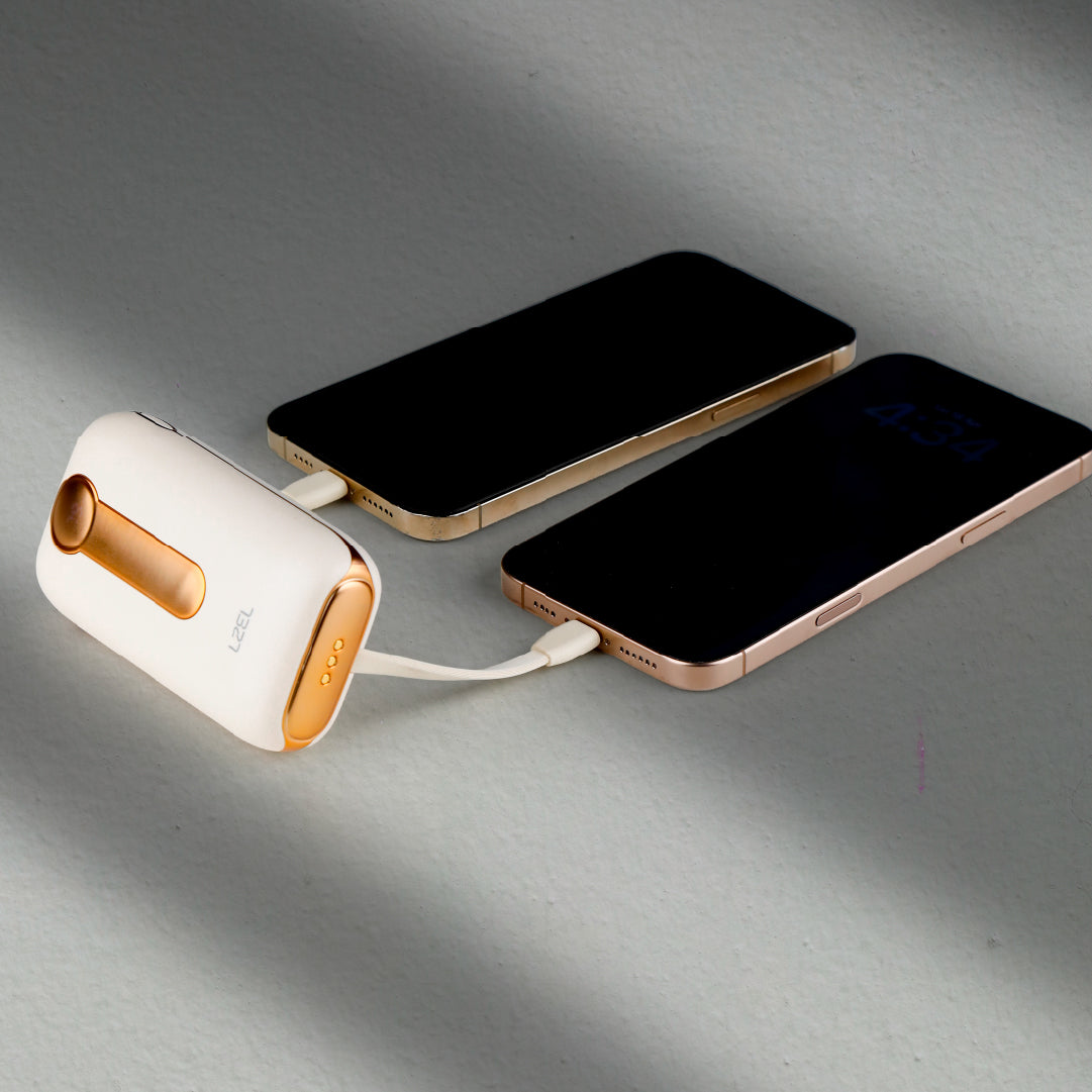 LZEL Quadra Energia X Station 10000mAh Charging Station Built In Cable Lightning And Type-C
