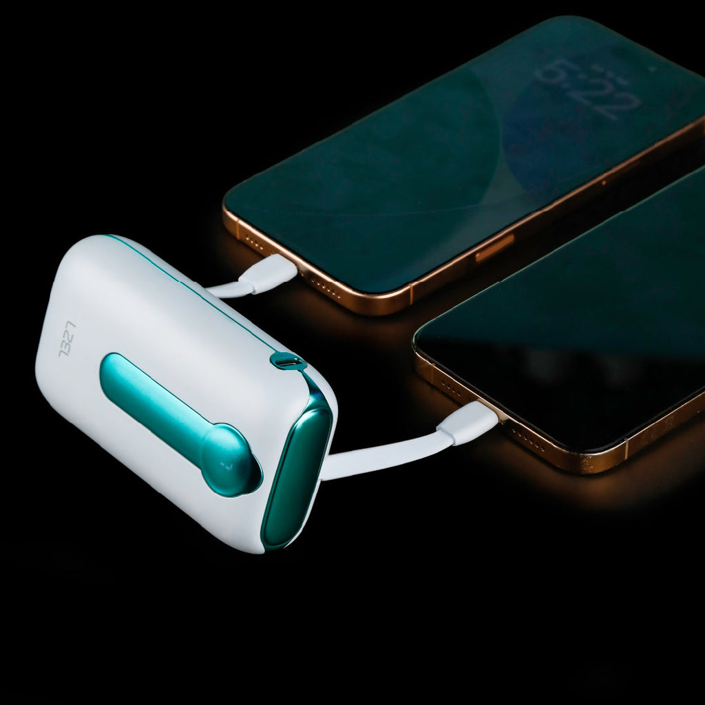 LZEL Quadra Energia X Station 10000mAh Charging Station Built In Cable Lightning And Type-C