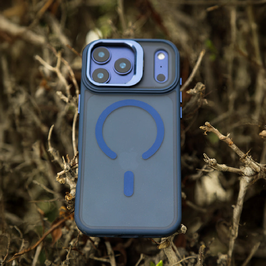 LZEL Magcamstand Soft Oil-coating Case With Adjutable Camera Stand Case For IPhone  17 Pro Max