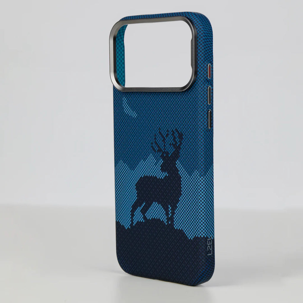 LZEL MagCarbon Deer Cover for iPhone 17 Pro Max