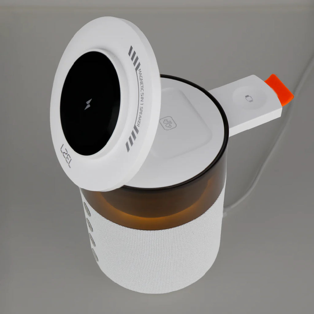 LZEL SonicGlow Pulse â€“ Wireless Charger & Bluetooth Speaker