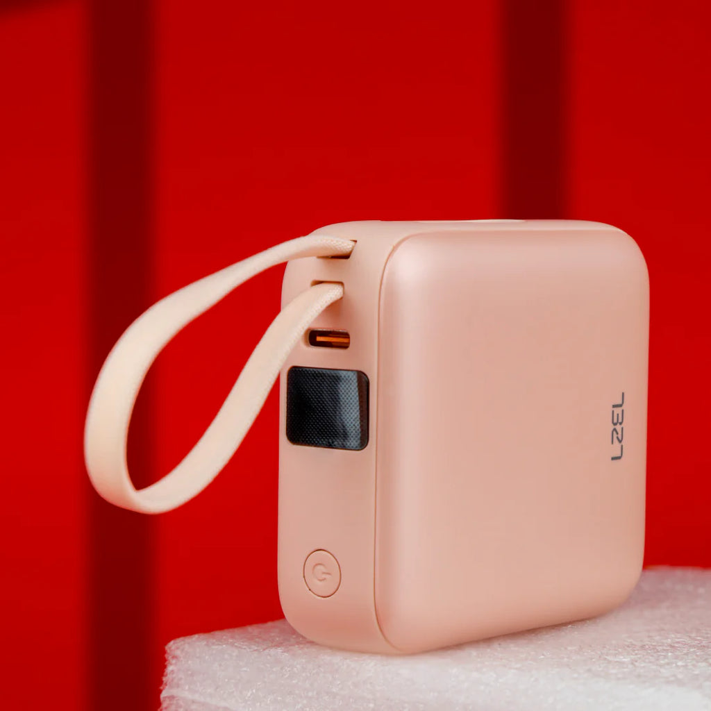 LZEL Neurode Sync Mini 10000Mah  Pd3.0 & Qc 3.0 | 22.5W | Built-In Type-C & Lighting Power Bank