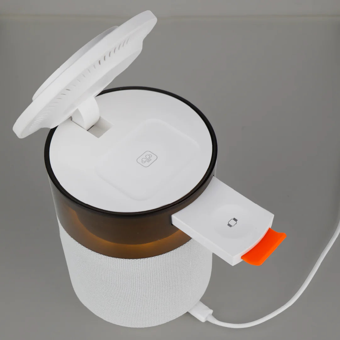 LZEL SonicGlow Pulse â€“ Wireless Charger & Bluetooth Speaker