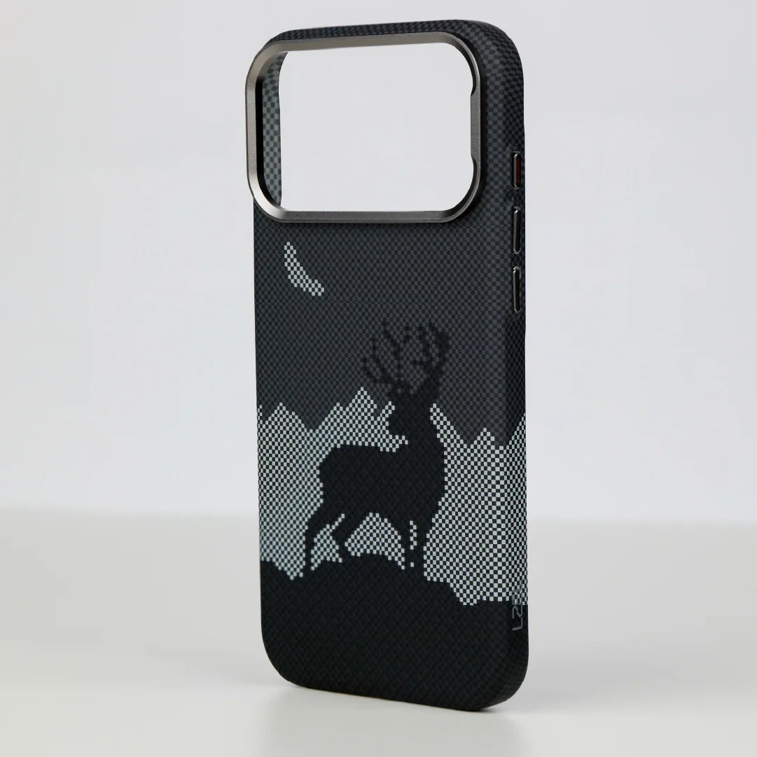 LZEL MagCarbon Deer Cover for iPhone 17 Pro