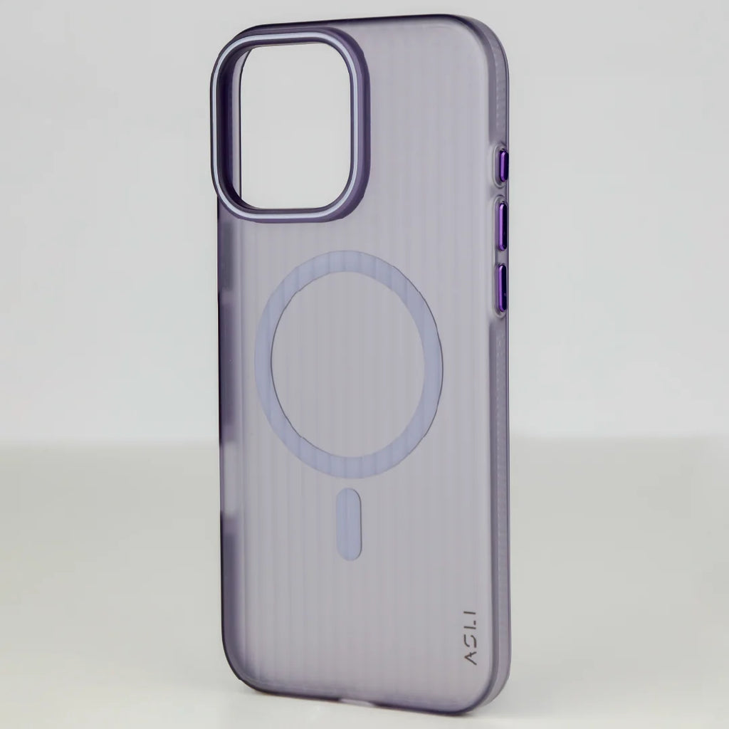 ASLI Corrugatedmag Wave Refined Magsafe Case With Enhanced Camera Protection Case  For iPhone 16 Pro Max