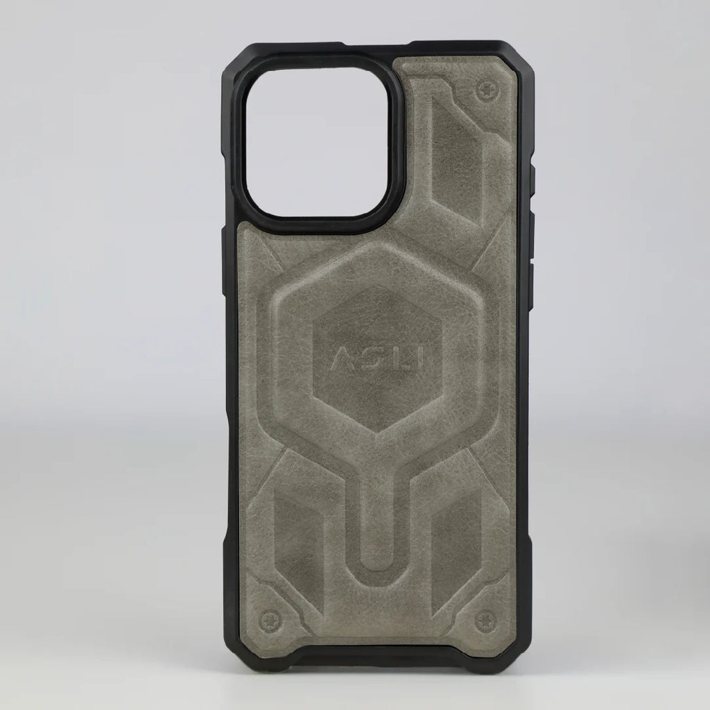 ASLI Leather Hybrid Premium Leather Case With Drop Protection And Heat Dissipation Case For 16 Pro Max