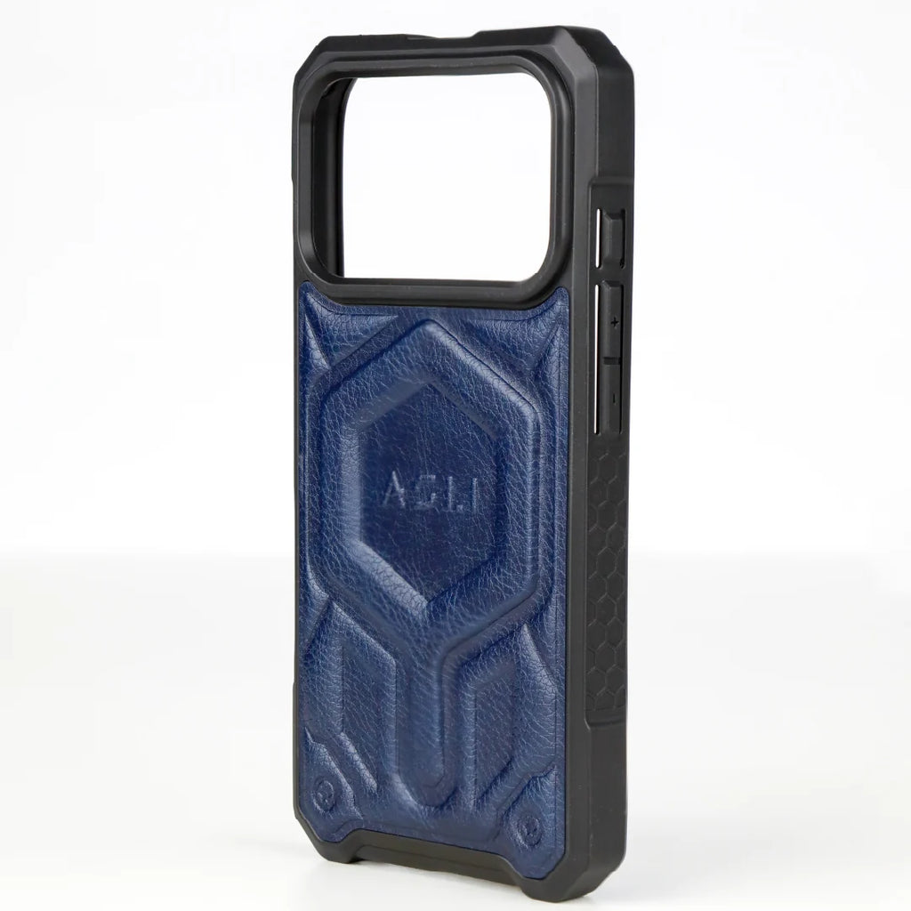ASLI Leather Hybrid Premium Leather Case With Drop Protection And Heat Dissipation Case For 17 Pro Max