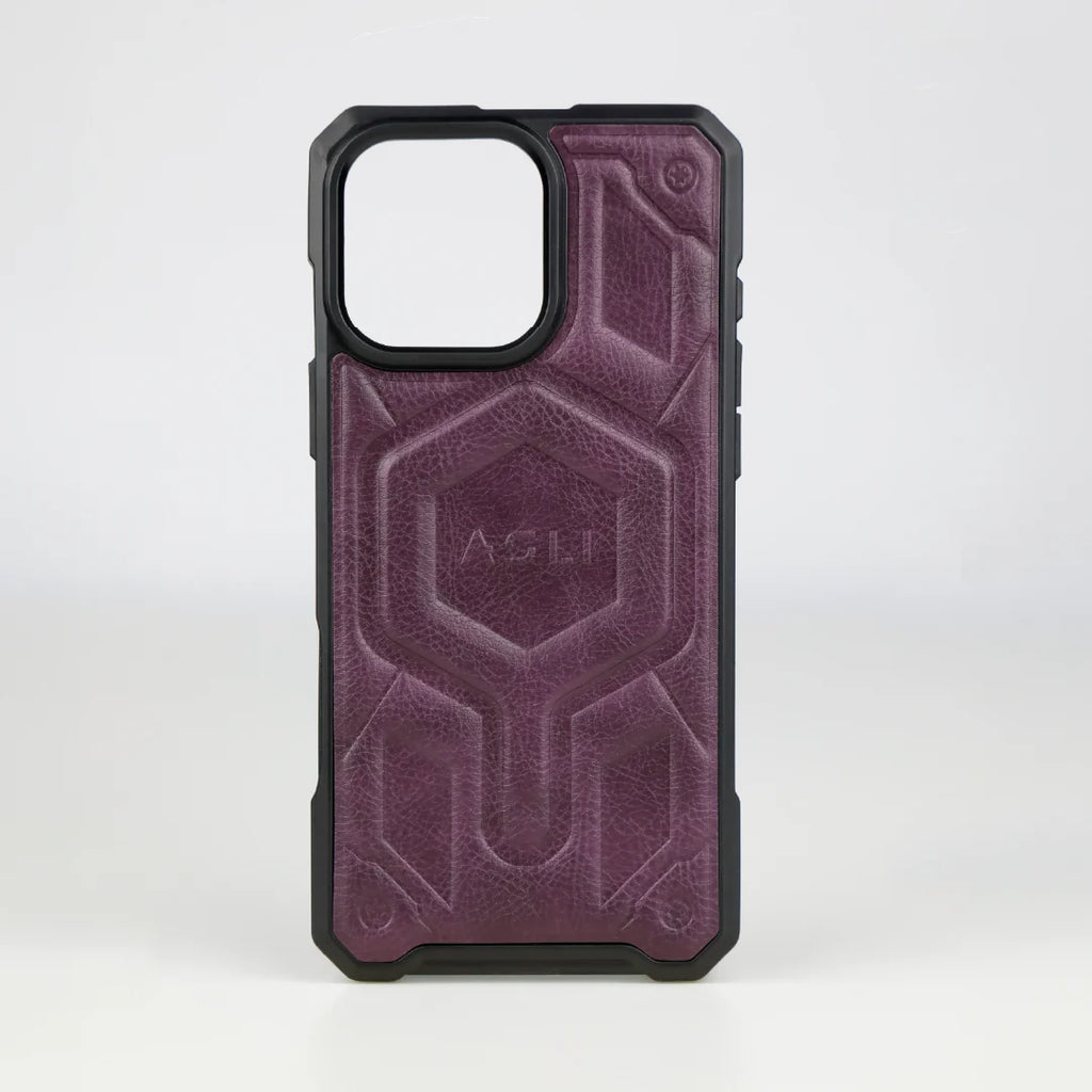 ASLI Leather Hybrid Premium Leather Case With Drop Protection And Heat Dissipation Case For 16 Pro