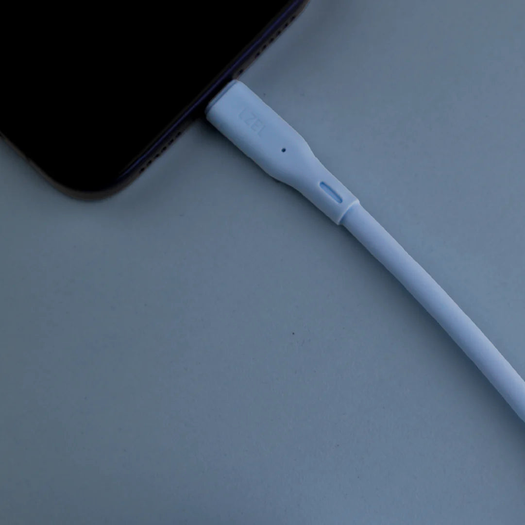 LZEL Celeris Silox CXL Soft Silicone USB-C to USB-C Cable, 480Mbps, 240W Max, 2m