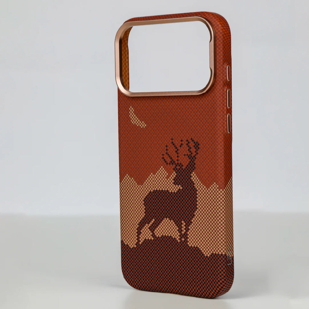 LZEL MagCarbon Deer Cover for iPhone 17 Pro Max