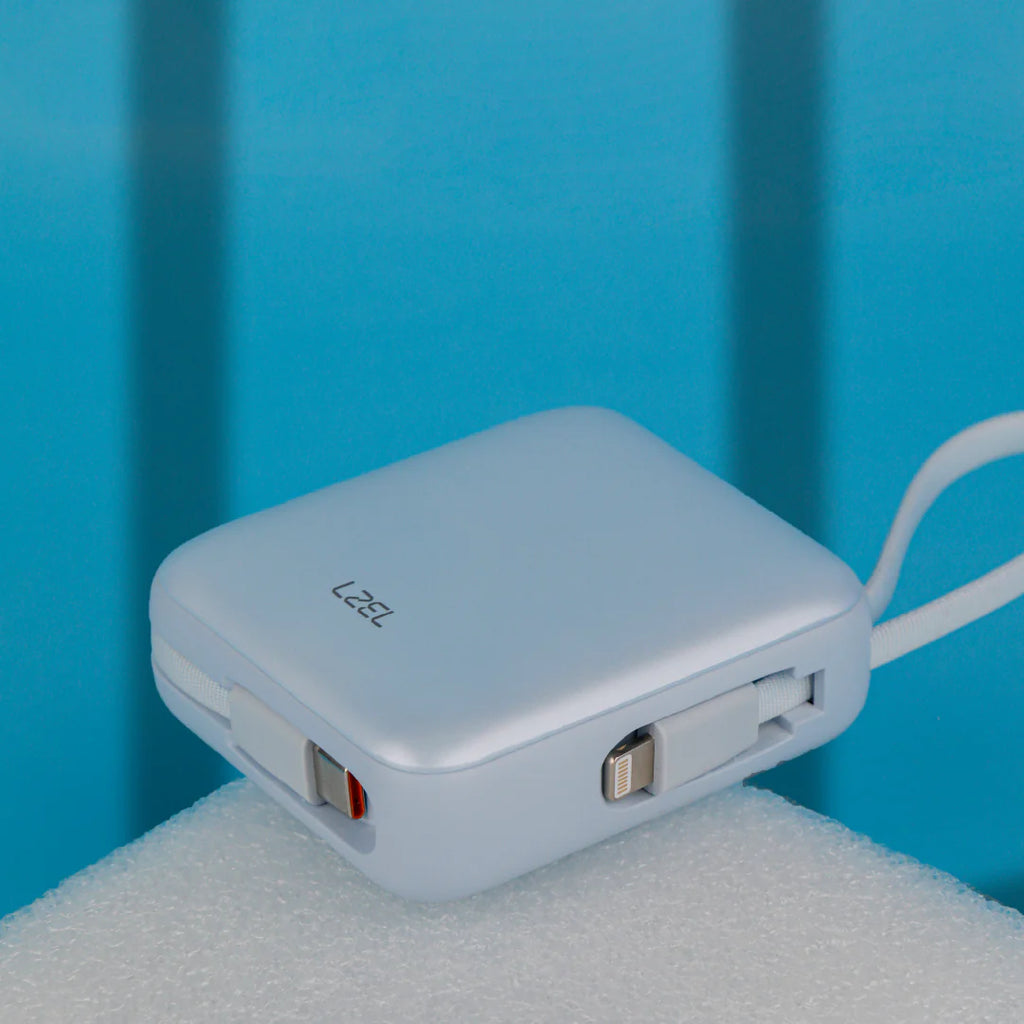 LZEL Neurode Sync Mini 10000Mah  Pd3.0 & Qc 3.0 | 22.5W | Built-In Type-C & Lighting Power Bank