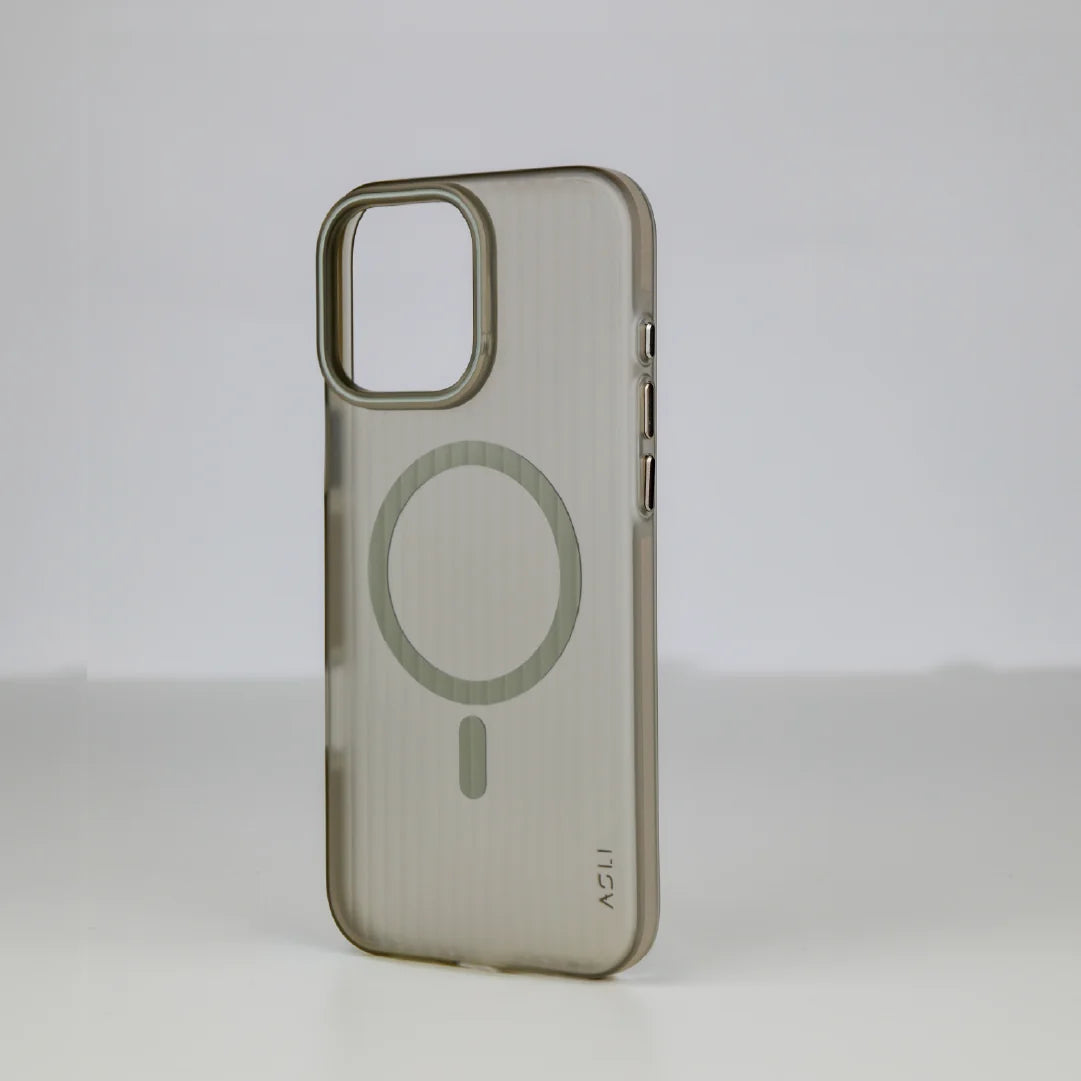 ASLI Corrugatedmag Wave Refined Magsafe Case With Enhanced Camera Protection Case  For iPhone 16 Pro Max