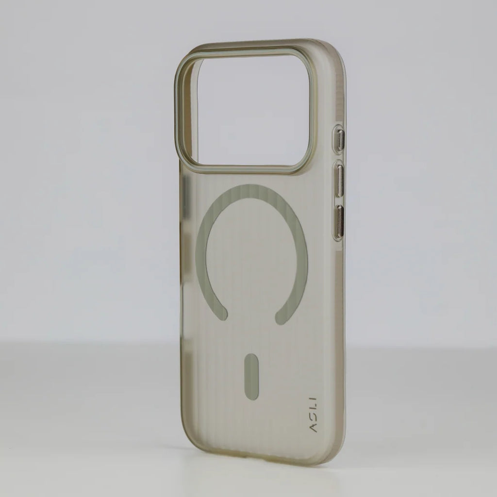 ASLI Corrugatedmag Wave Refined Magsafe Case With Enhanced Camera Protection Case For iPhone 17 Pro