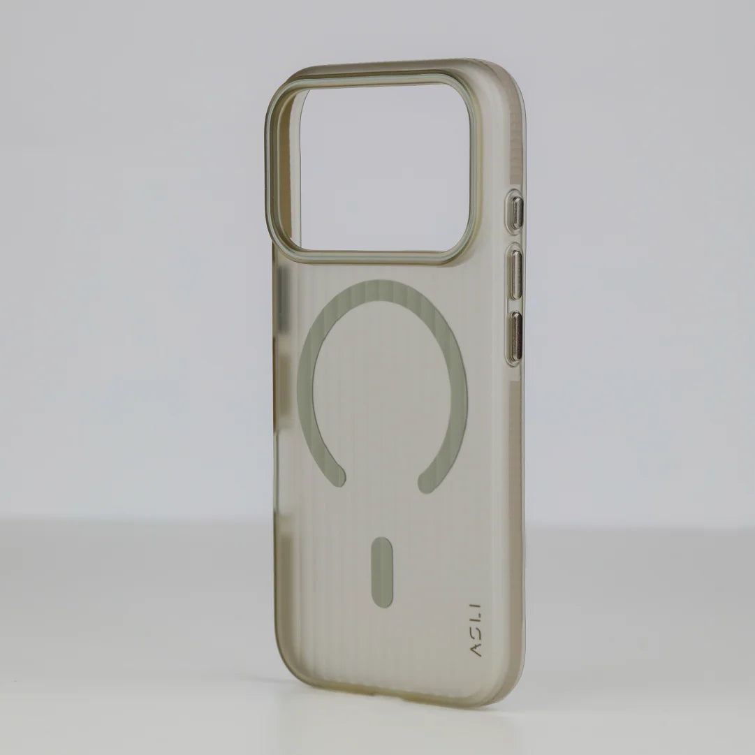 ASLI Corrugatedmag Wave Refined Magsafe Case With Enhanced Camera Protection Case For iPhone 17 Pro
