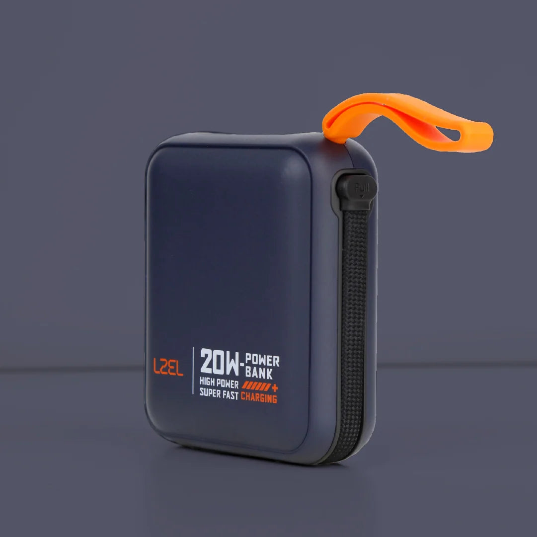 LZEL ZenoFlex Charge Mini 10000mAh PD Power Bank â€“ 20W Output / 18W Input