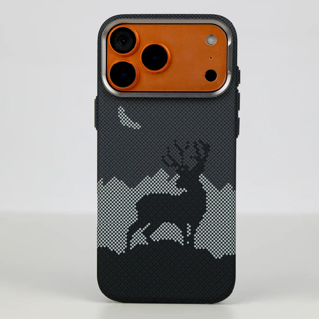 LZEL MagCarbon Deer Cover for iPhone 17 Pro Max