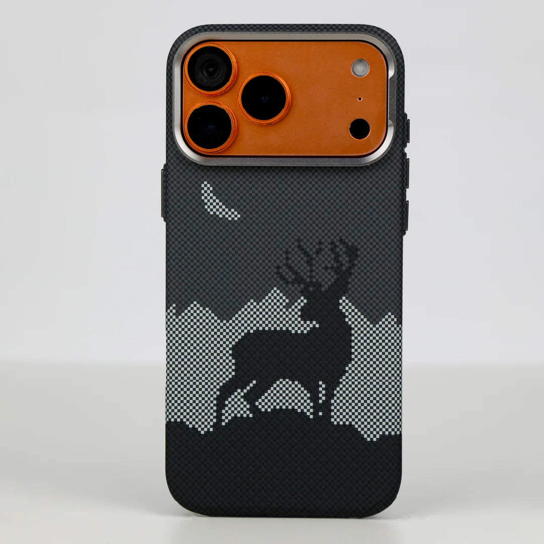 LZEL MagCarbon Deer Cover for iPhone 17 Pro Max