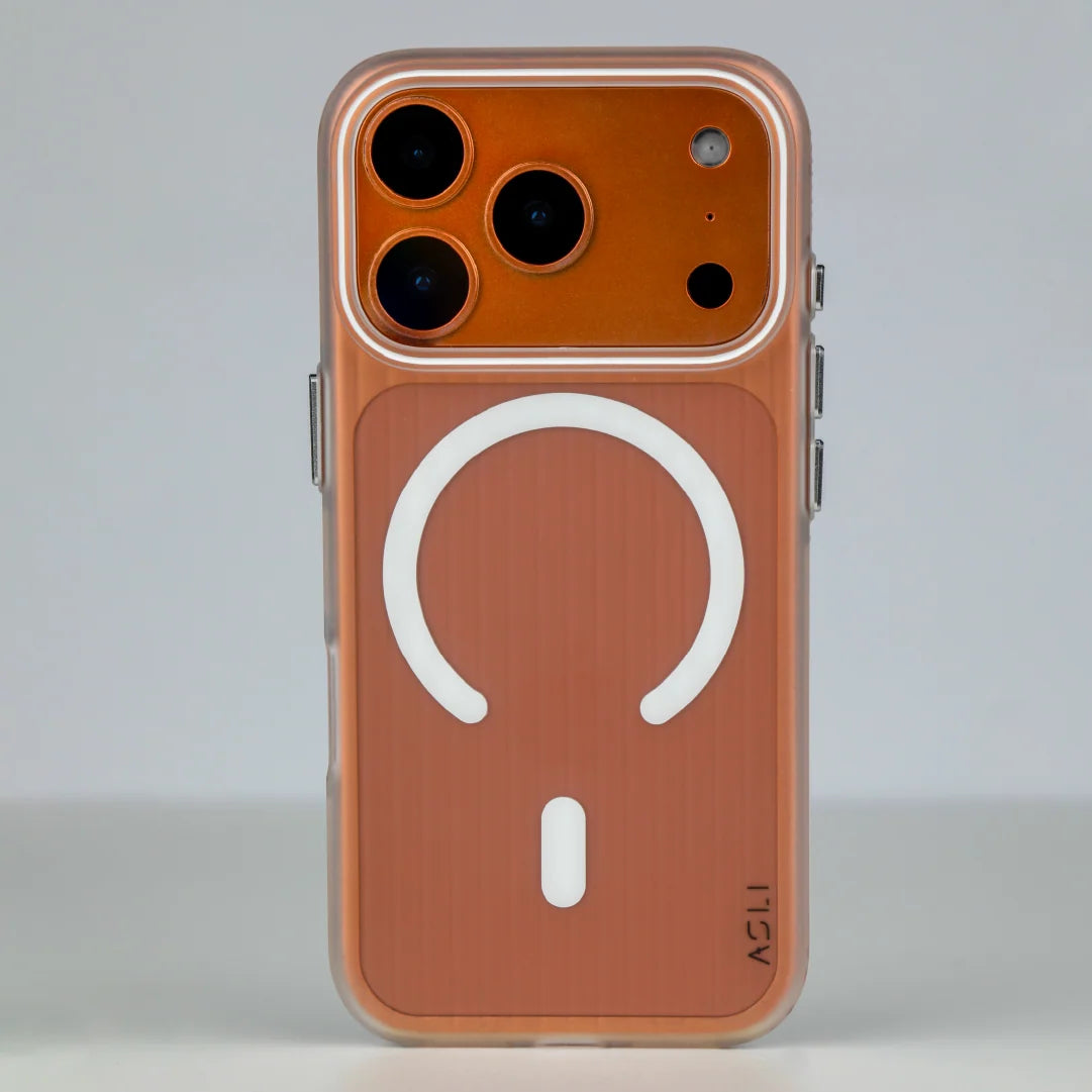 ASLI Corrugatedmag Wave Refined Magsafe Case With Enhanced Camera Protection Case For iPhone 17 Pro Max