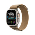 Apple Watch Ultra 4 GPS + Cellular, 49mm Natural Titanium Case with Desert Alpine Loop L