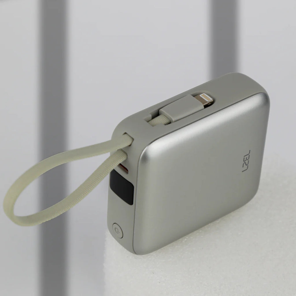 LZEL Neurode Sync Mini 10000Mah  Pd3.0 & Qc 3.0 | 22.5W | Built-In Type-C & Lighting Power Bank