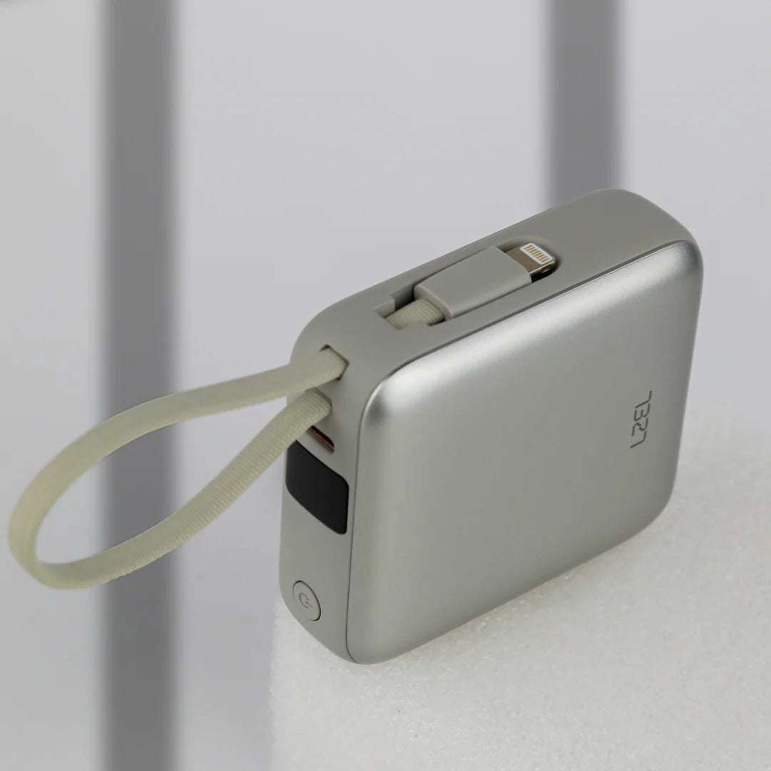LZEL Neurode Sync Mini 10000Mah  Pd3.0 & Qc 3.0 | 22.5W | Built-In Type-C & Lighting Power Bank