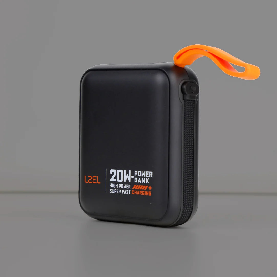 LZEL ZenoFlex Charge Mini 10000mAh PD Power Bank â€“ 20W Output / 18W Input