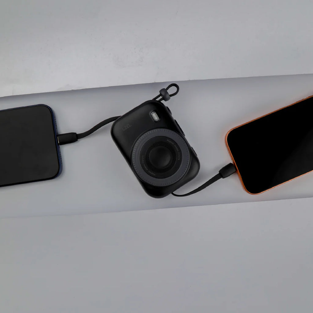 LZEL NanoFlex Nova – 10,000mAh Magnetic Power Bank with USB-C PD & Built-in Cable