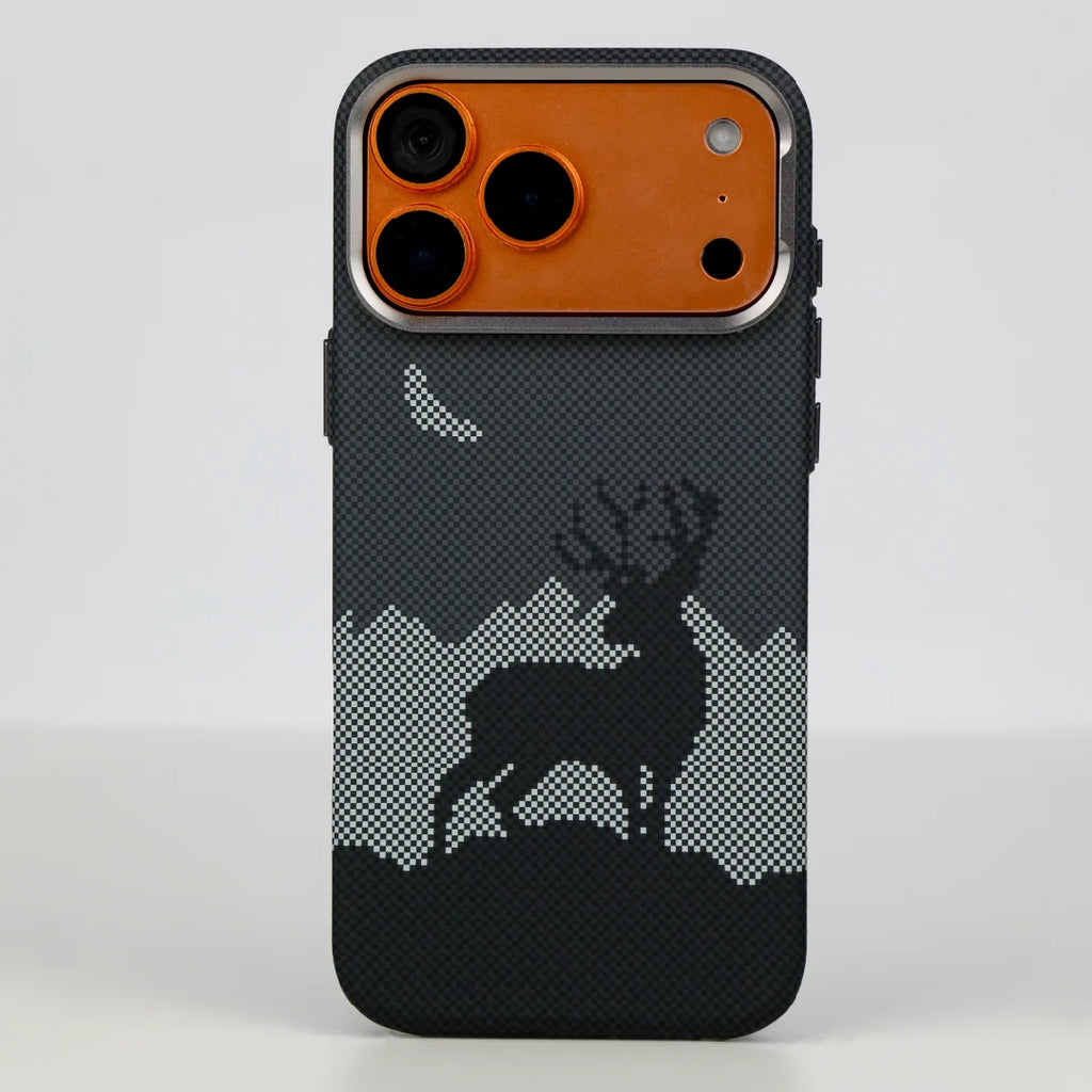 LZEL MagCarbon Deer Cover for iPhone 17 Pro