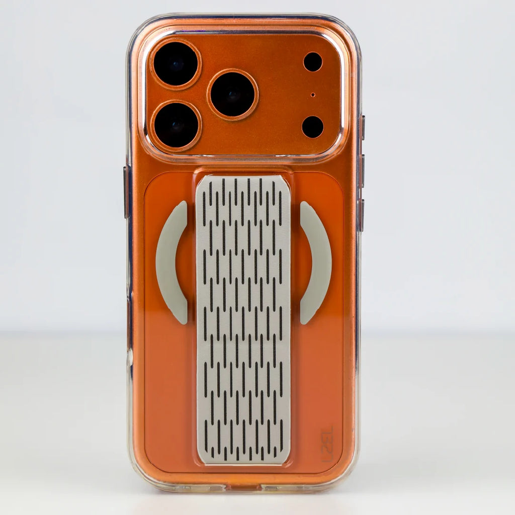 LZEL Clearmag Kickstand Clear Strap Magsafe With Enhanced Edge Protection Case For iPhone 17 Pro