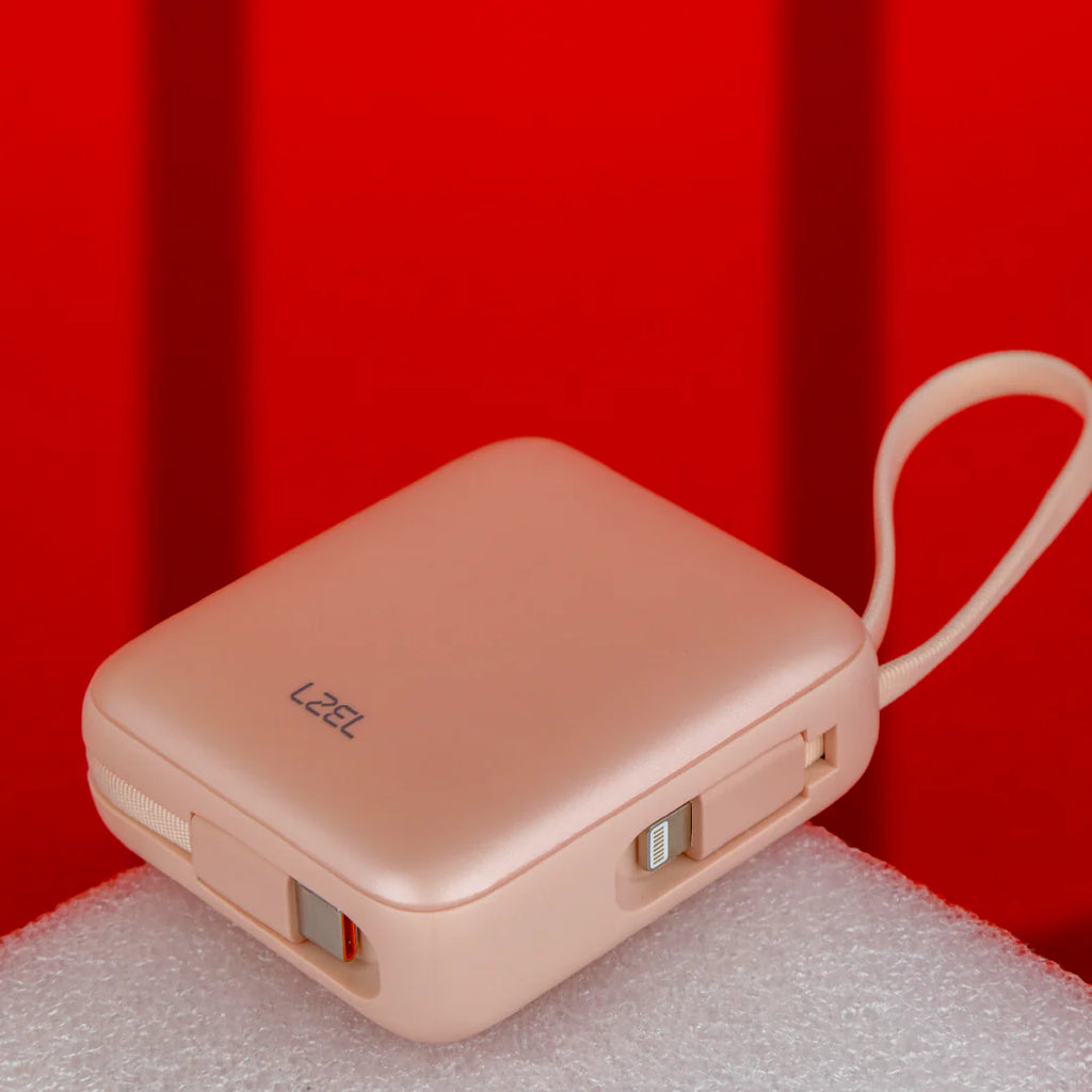 LZEL Neurode Sync Mini 10000Mah  Pd3.0 & Qc 3.0 | 22.5W | Built-In Type-C & Lighting Power Bank