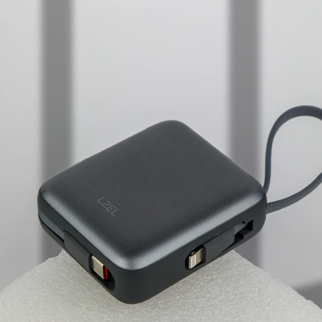 LZEL Neurode Sync Mini 10000Mah  Pd3.0 & Qc 3.0 | 22.5W | Built-In Type-C & Lighting Power Bank