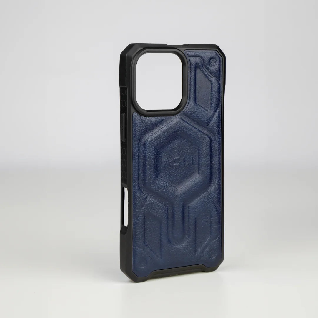 ASLI Leather Hybrid Premium Leather Case With Drop Protection And Heat Dissipation Case For 16 Pro Max
